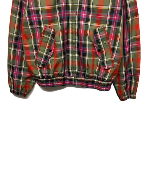 SUPREME（シュプリーム）Supreme (シュプリーム) HOODED HARRINGTON JACKET レッド×グリーン サイズ:Sの古着・服飾アイテム