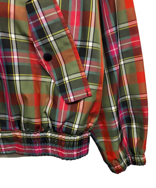 SUPREME（シュプリーム）Supreme (シュプリーム) HOODED HARRINGTON JACKET レッド×グリーン サイズ:Sの古着・服飾アイテム