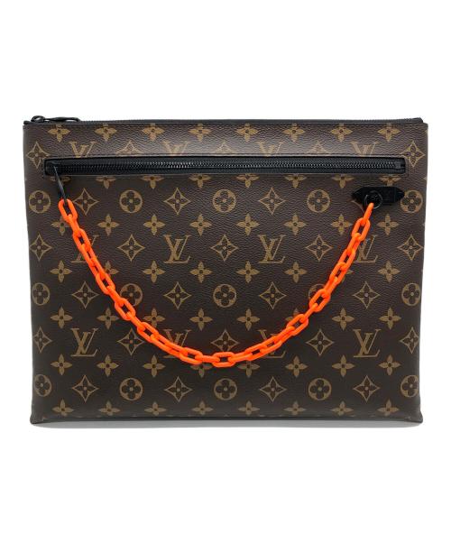 LOUIS VUITTON（ルイ ヴィトン）LOUIS VUITTON (ルイ ヴィトン) クラッチバッグ ブラウンの古着・服飾アイテム