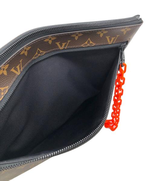 LOUIS VUITTON（ルイ ヴィトン）LOUIS VUITTON (ルイ ヴィトン) クラッチバッグ ブラウンの古着・服飾アイテム