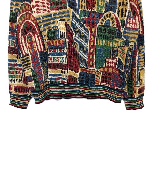 missoni（ミッソーニ）MISSONI (ミッソーニ) Supreme (シュプリーム) ニット マルチカラー サイズ:Mの古着・服飾アイテム