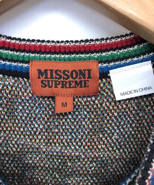missoni（ミッソーニ）MISSONI (ミッソーニ) Supreme (シュプリーム) ニット マルチカラー サイズ:Mの古着・服飾アイテム