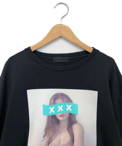 GOD SELECTION XXX（ゴッドセレクショントリプルエックス）GOD SELECTION XXX (ゴッドセレクショントリプルエックス) ロングスリーブTシャツ ブラック サイズ:Mの古着・服飾アイテム