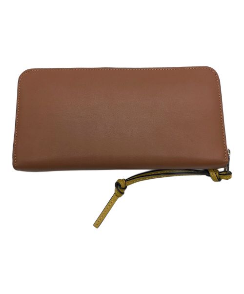 LOEWE（ロエベ）LOEWE (ロエベ) ジップアラウンドウォレット ブラウンの古着・服飾アイテム