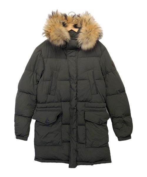 dunhill（ダンヒル）dunhill (ダンヒル) ダウンコート オリーブ サイズ:０Sの古着・服飾アイテム