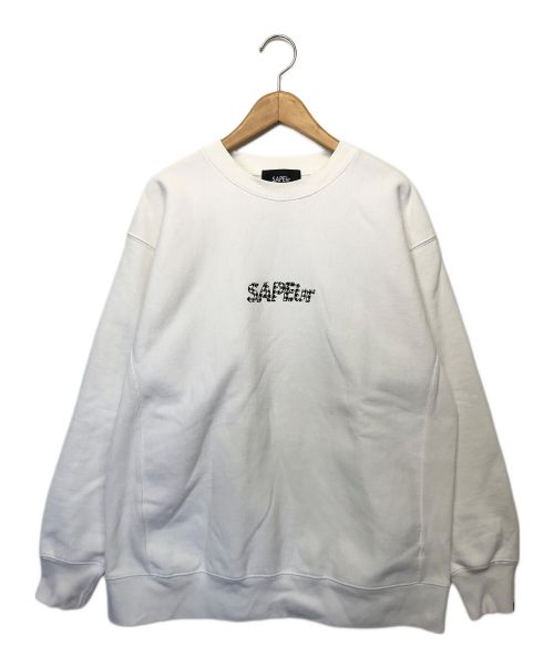 SAPEur（サプール）SAPEur (サプール) スウェット ホワイト サイズ:Lの古着・服飾アイテム