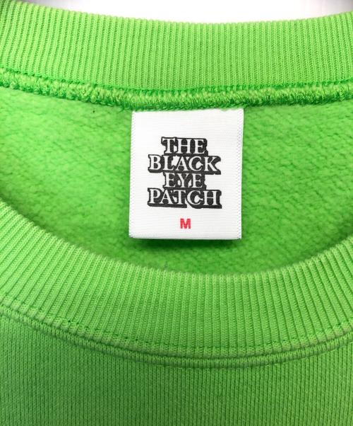 THE BLACK EYE PATCH（ブラックアイパッチ）THE BLACK EYE PATCH (ブラックアイパッチ) スウェット 黄緑 サイズ:Mの古着・服飾アイテム