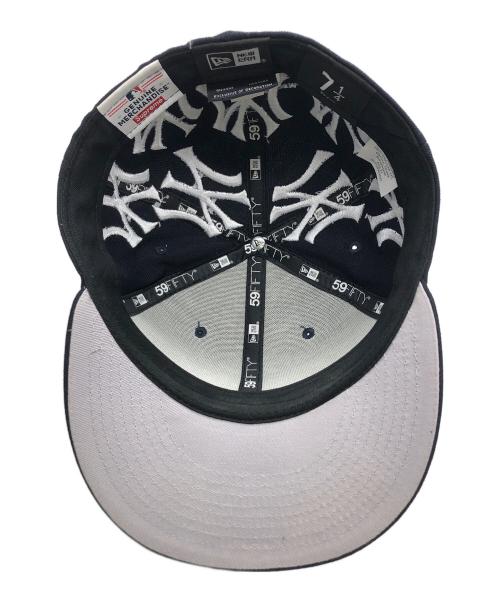 SUPREME（シュプリーム）Supreme (シュプリーム) New Era (ニューエラ) box logo new era CAP ネイビー サイズ:7 1/4の古着・服飾アイテム