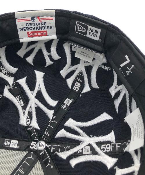 SUPREME（シュプリーム）Supreme (シュプリーム) New Era (ニューエラ) box logo new era CAP ネイビー サイズ:7 1/4の古着・服飾アイテム