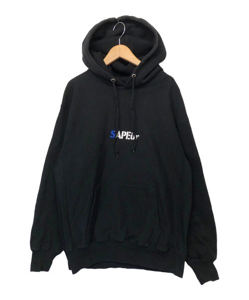 SAPEur（サプール）SAPEur (サプール) atmos (アトモス) Head Hoodie BlacK ブラック サイズ:Lの古着・服飾アイテム