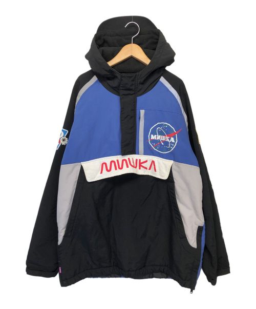 MISHIKA（MISHIKA）MISHIKA (MISHIKA) ナイロンジャケット ブラック サイズ:Lの古着・服飾アイテム