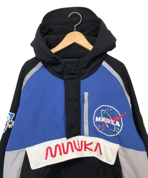 MISHIKA（MISHIKA）MISHIKA (MISHIKA) ナイロンジャケット ブラック サイズ:Lの古着・服飾アイテム