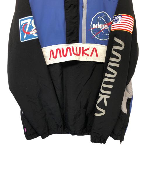 MISHIKA（MISHIKA）MISHIKA (MISHIKA) ナイロンジャケット ブラック サイズ:Lの古着・服飾アイテム