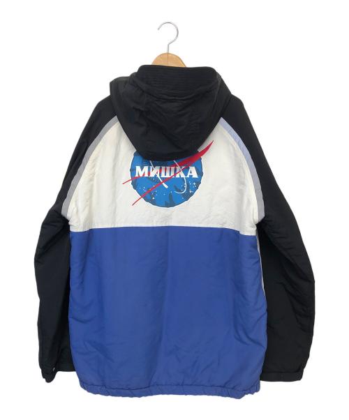 MISHIKA（MISHIKA）MISHIKA (MISHIKA) ナイロンジャケット ブラック サイズ:Lの古着・服飾アイテム