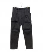 Abu Garciaアブガルシア）の古着「ビッグポケットカーゴパンツ」｜ブラック