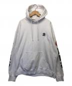 THE BLACK EYE PATCHブラックアイパッチ）の古着「プルオーバーパーカー」｜ホワイト