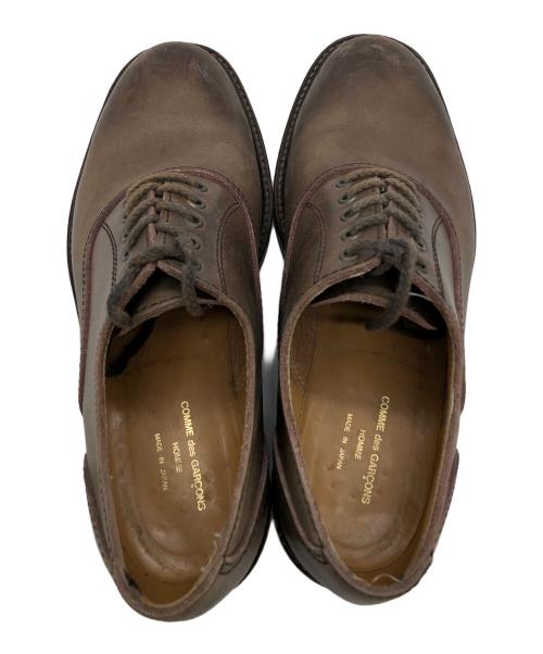 COMME des GARCONS HOMME（コムデギャルソン オム）COMME des GARCONS HOMME (コムデギャルソン オム) ドレスシューズ ブラウン サイズ:25.5cmの古着・服飾アイテム