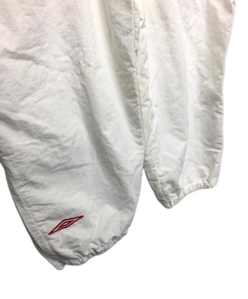 UMBRO（アンブロ）UMBRO (アンブロ) COMOLI (コモリ) ナイロンパンツ ホワイト サイズ:Lの古着・服飾アイテム