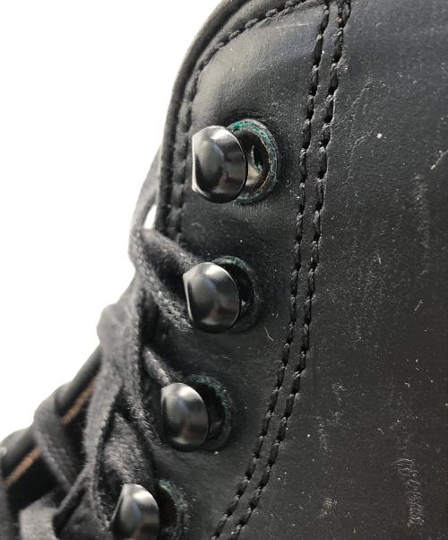 WHEEL ROBE（ウィールローブ）WHEEL ROBE (ウィールローブ) キャップトゥレースアップブーツ ブラック サイズ:25cmの古着・服飾アイテム