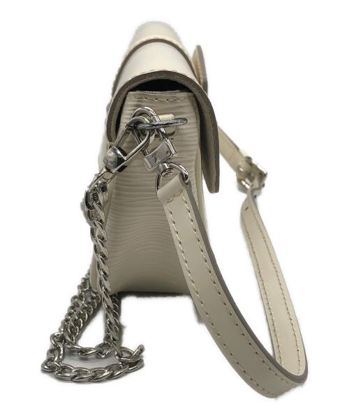 LOUIS VUITTON（ルイ ヴィトン）LOUIS VUITTON (ルイ ヴィトン) ポシェット・モンテーニュ　ホワイトエピ ホワイトの古着・服飾アイテム