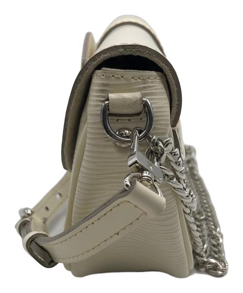 LOUIS VUITTON（ルイ ヴィトン）LOUIS VUITTON (ルイ ヴィトン) ポシェット・モンテーニュ　ホワイトエピ ホワイトの古着・服飾アイテム