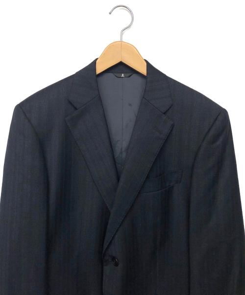 LANVIN（ランバン）LANVIN (ライバン) セットアップ ブラック×ネイビー サイズ:48の古着・服飾アイテム