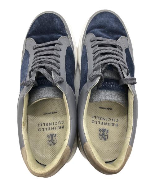 BRUNELLO CUCINELLI（ブルネロクチネリ）BRUNELLO CUCINELLI (ブルネロクチネリ) ローカットスニーカー ネイビー サイズ:26cmの古着・服飾アイテム