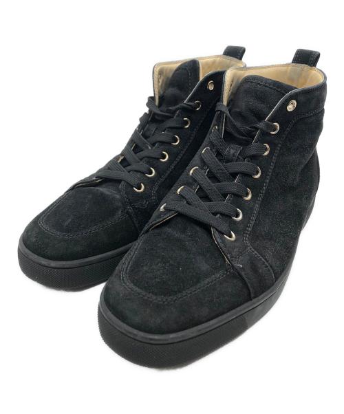 Christian Louboutin（クリスチャン・ルブタン）Christian Louboutin (クリスチャン・ルブタン) ハイカットスニーカー ブラック サイズ:26cmの古着・服飾アイテム