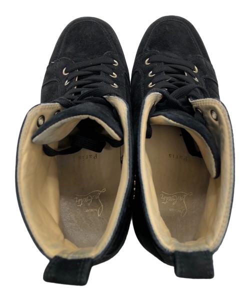 Christian Louboutin（クリスチャン・ルブタン）Christian Louboutin (クリスチャン・ルブタン) ハイカットスニーカー ブラック サイズ:26cmの古着・服飾アイテム