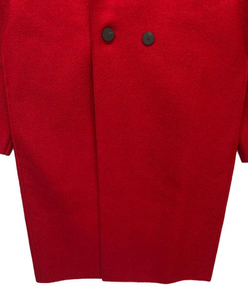 HARRIS WHARF LONDON（ハリスワーフロンドン）HARRIS WHARF LONDON (ハリスワーフロンドン) ウールコート レッド サイズ:38の古着・服飾アイテム
