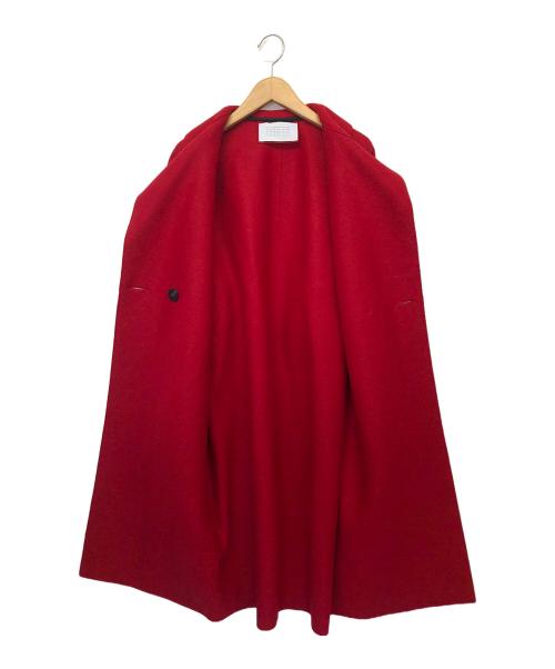 HARRIS WHARF LONDON（ハリスワーフロンドン）HARRIS WHARF LONDON (ハリスワーフロンドン) ウールコート レッド サイズ:38の古着・服飾アイテム