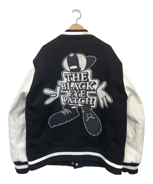 THE BLACK EYE PATCH（ブラックアイパッチ）THE BLACK EYE PATCH (ブラックアイパッチ) スタジャン ブラック サイズ:Lの古着・服飾アイテム
