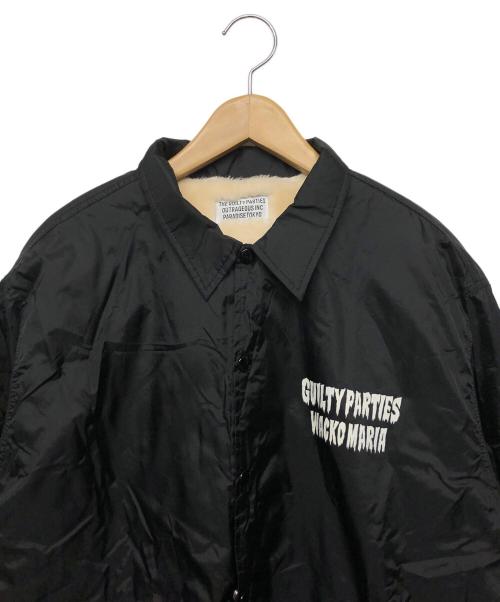 WACKO MARIA（ワコマリア）WACKO MARIA (ワコマリア) ボアコーチジャケット ブラック サイズ:Lの古着・服飾アイテム
