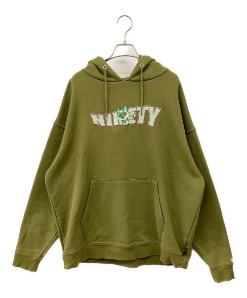 9090（9090）9090 (9090) ポケモン (ポケモン) プルオーバーパーカー グリーン サイズ:L　の古着・服飾アイテム