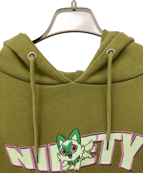 9090（9090）9090 (9090) ポケモン (ポケモン) プルオーバーパーカー グリーン サイズ:L　の古着・服飾アイテム