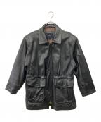 Sub Urbanサブアーバン）の古着「レザージャケット」｜ブラック