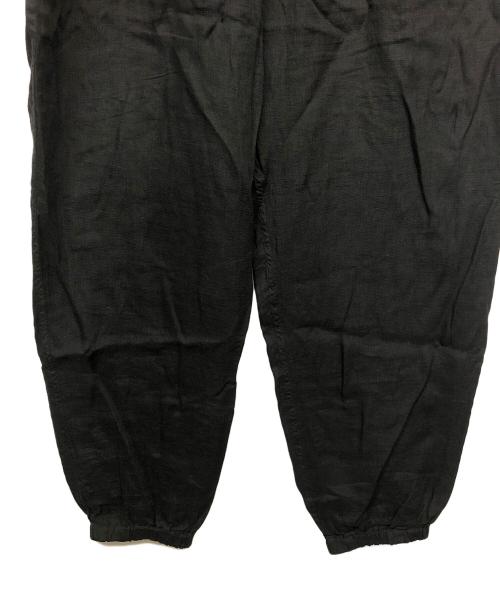 COMOLI（コモリ）COMOLI (コモリ) リネンWクロス ドローストリングパンツ ブラック サイズ:３の古着・服飾アイテム