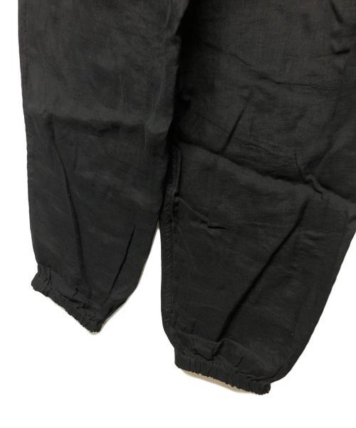 COMOLI（コモリ）COMOLI (コモリ) リネンWクロス ドローストリングパンツ ブラック サイズ:３の古着・服飾アイテム