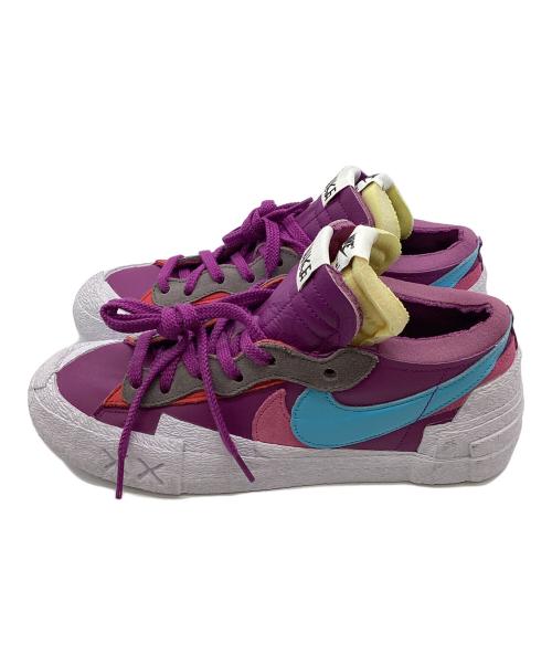 NIKE（ナイキ）NIKE (ナイキ) sacai (サカイ) KAWS (カウズ) ブレーザーロー パープル サイズ:27の古着・服飾アイテム