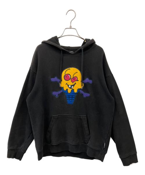 ICE CREAM（アイスクリーム）Ice Cream (アイスクリーム) プルオーバーパーカー ブラック サイズ:Mの古着・服飾アイテム