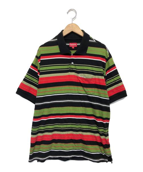 SUPREME（シュプリーム）Supreme (シュプリーム) ポロシャツ ブラック サイズ:Sの古着・服飾アイテム