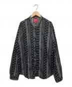 SUPREMEシュプリーム）の古着「チャイナシャツ」｜ブラック