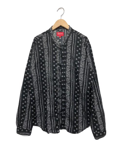 SUPREME（シュプリーム）Supreme (シュプリーム) チャイナシャツ ブラック サイズ:Mの古着・服飾アイテム