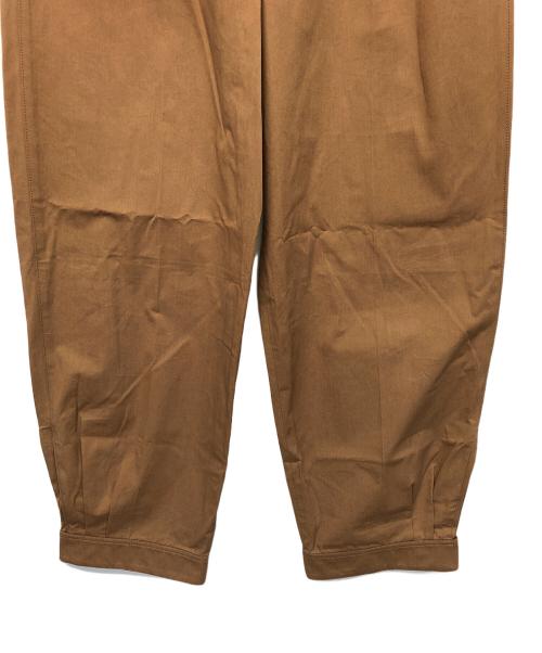 KENZO（ケンゾー）KENZO (ケンゾー) ハイウエスト ワイドレッグ トラウザーズ ブラウン サイズ:36の古着・服飾アイテム