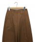 KENZO (ケンゾー) ハイウエスト ワイドレッグ トラウザーズ ブラウン サイズ:36：9000円