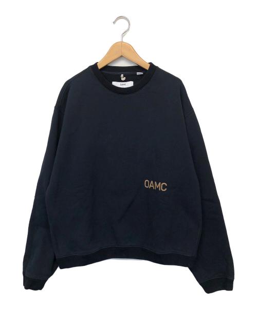 OAMC（オーエーエムシー）OAMC (オーエーエムシー) NOISE CREWNECK ネイビー サイズ:Lの古着・服飾アイテム