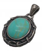 フェザー&ターコイズフェザー＆ターコイズ）の古着「フェザー＆ターコイズ SILVER925」