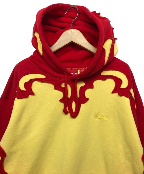 SUPREME（シュプリーム）Supreme (シュプリーム) western cut out hooded レッド×ゴールド サイズ:Mの古着・服飾アイテム