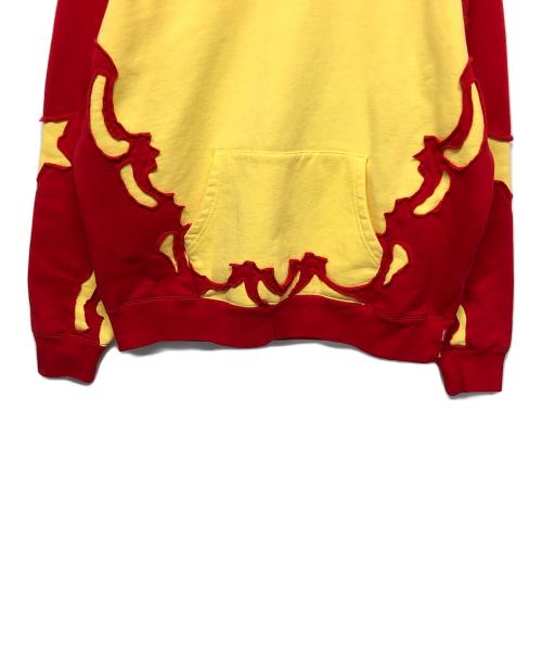 SUPREME（シュプリーム）Supreme (シュプリーム) western cut out hooded レッド×ゴールド サイズ:Mの古着・服飾アイテム