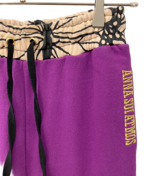 ANNA SUI ATMOS（アナスイアトモス）ANNA SUI ATMOS (アナスイアトモス) スウェットパンツ パープル サイズ:Lの古着・服飾アイテム